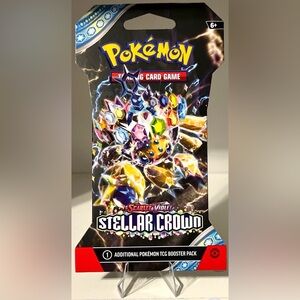 Pokémon TCG: Stellar Crown - GALVANTULA Print - 1 TCG Booster Pack